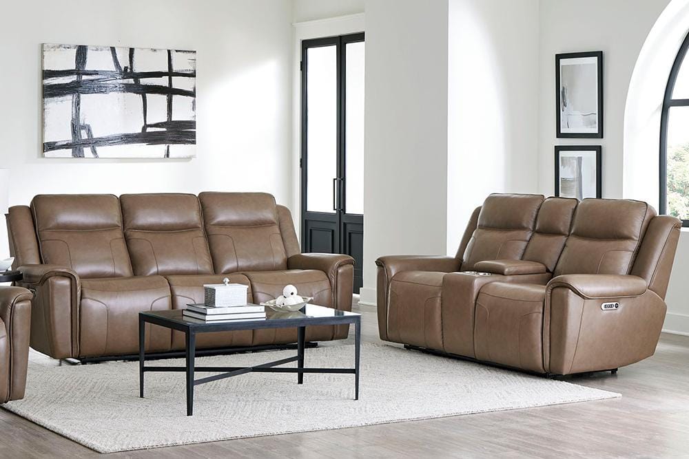 Parker House - Atlantis - Smooth Latte Power Reclining Zero Gravity Sofa and Loveseat - MATL-32PHZ-SMLT view 2