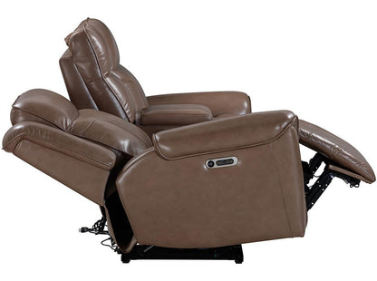 Parker House - Atlantis - Smooth Latte Power Zero Gravity Console Loveseat - MATL#822CPHZ-SMLT view 8