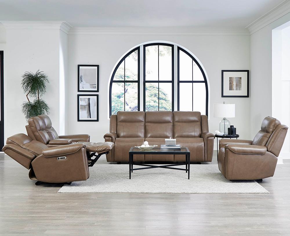 Parker House - Atlantis - Smooth Latte Power Zero Gravity Sofa - MATL#832PHZ-SMLT view 4