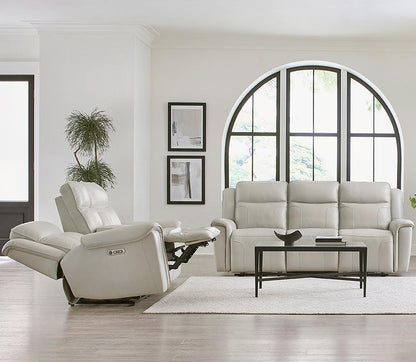 Parker House - Atlantis - Whisper Ivory Power Reclining Zero Gravity Sofa and Loveseat - MATL-32PHZ-WSIV view 4