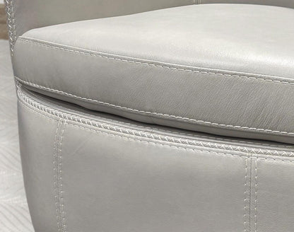 Parker House -  Barolo - Steamboat Ice 100% Italian Leather Swivel Club Chair - SBAR#912S-STIC view 4