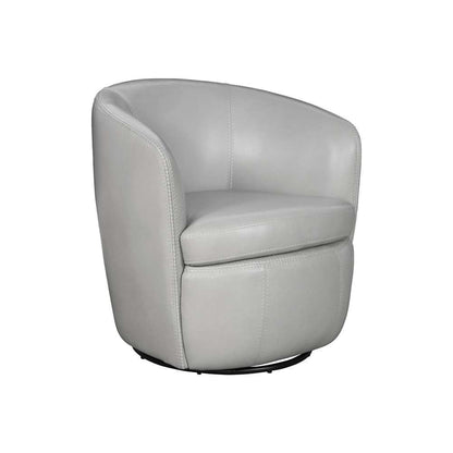 Parker House -  Barolo - Steamboat Ice 100% Italian Leather Swivel Club Chair (Set of 2) - SBAR#912S-2-STIC view 2