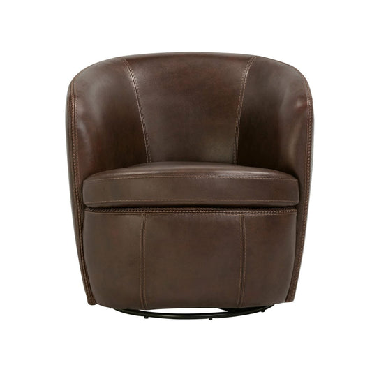 Parker House - Barolo - Vintage Brown Swivel Club Chair - SBAR#912S-VGBR