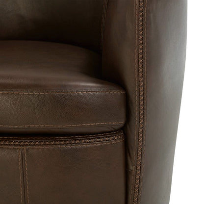 Parker House - Barolo - Vintage Brown Swivel Club Chair - SBAR#912S-VGBR