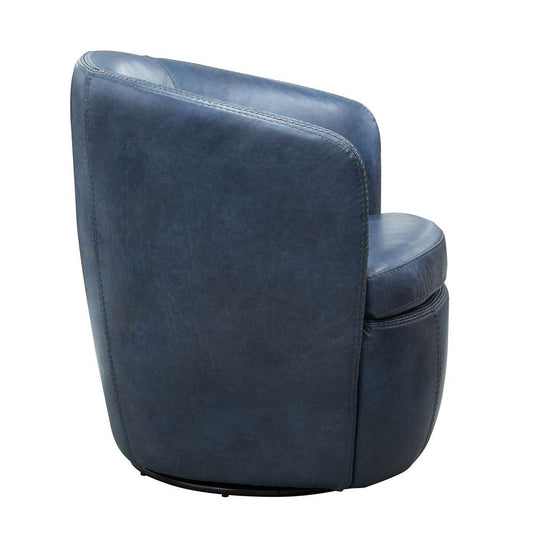 Parker House -  Barolo - Vintage Navy 100% Italian Leather Swivel Club Chair (Set of 2) - SBAR#912S-2-VGNV view 2