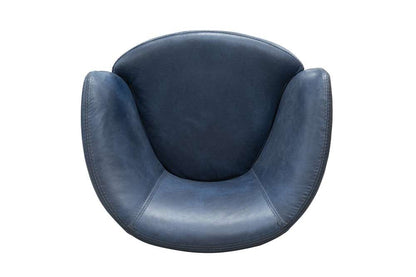 Parker House -  Barolo - Vintage Navy 100% Italian Leather Swivel Club Chair (Set of 2) - SBAR#912S-2-VGNV view 4