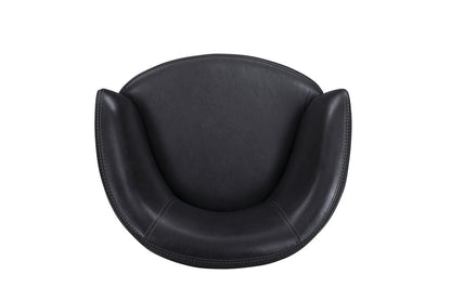 Parker House - Barolo - Vintage Onyx 100% Italian Leather Swivel Club Chair (Set of 2) - Vintage Onyx - SBAR#912S-2-VGON view 9