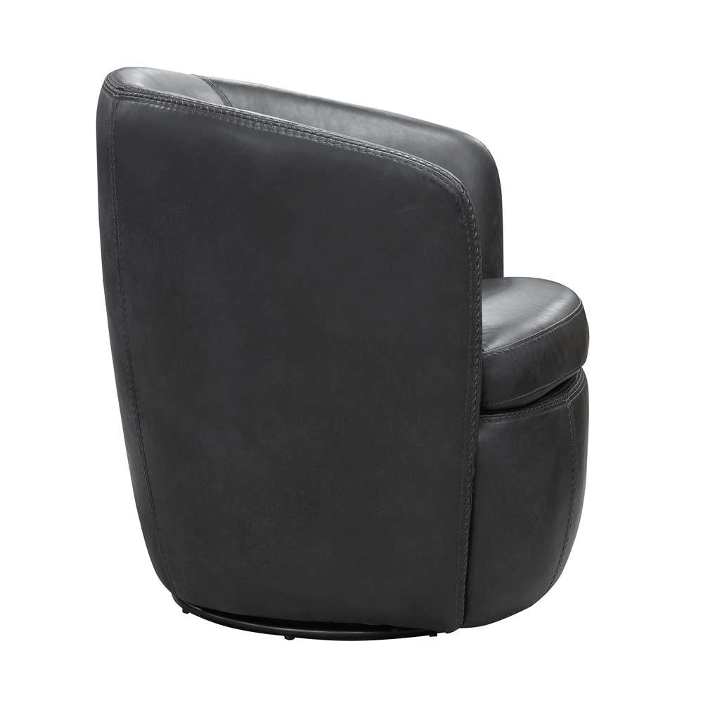 Parker House -  Barolo - Vintage Slate 100% Italian Leather Swivel Club Chair (Set of 2) - SBAR#912S-2-VGSL view 2