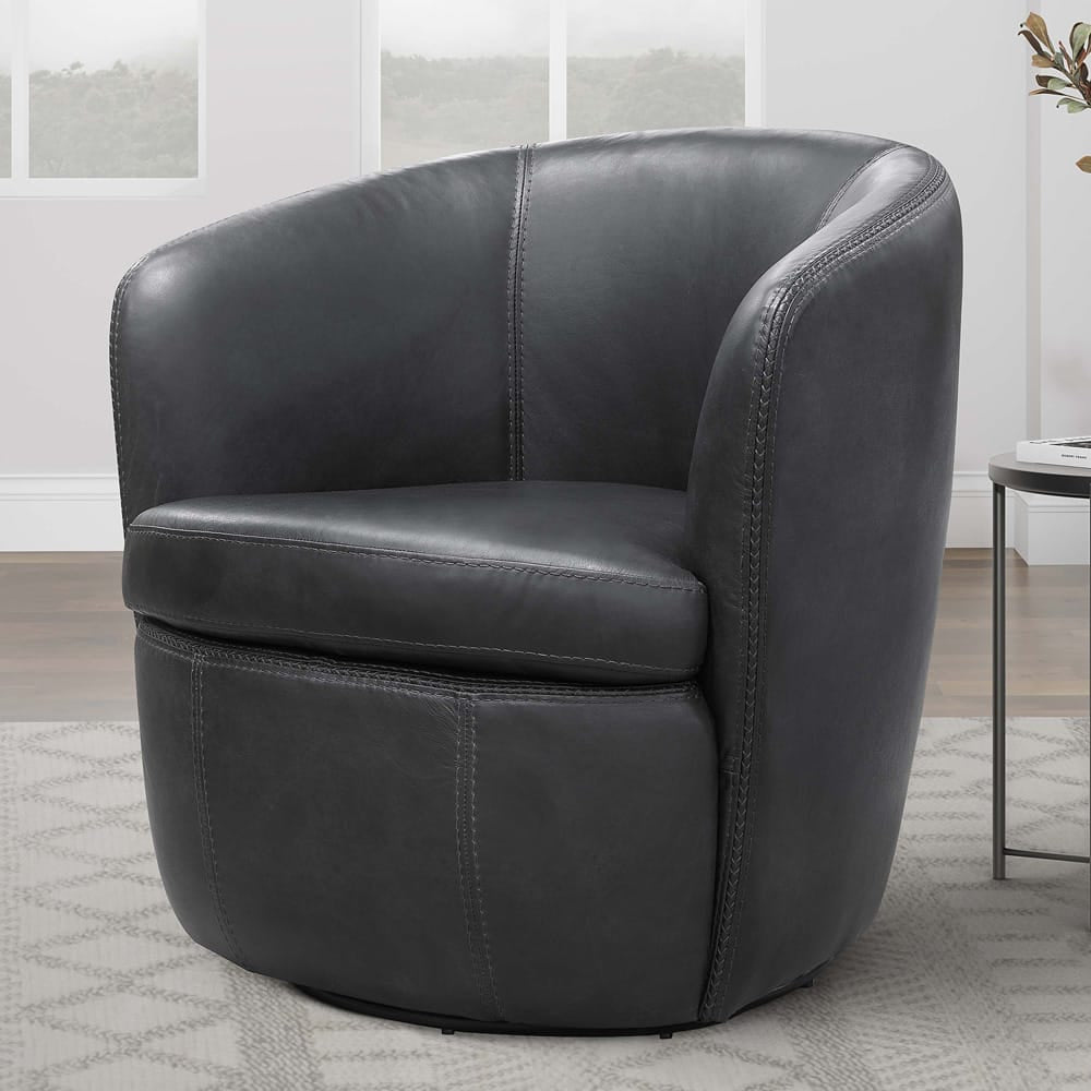 Parker House - Barolo - Vintage Slate Swivel Club Chair - SBAR#912S-VGSL view 4