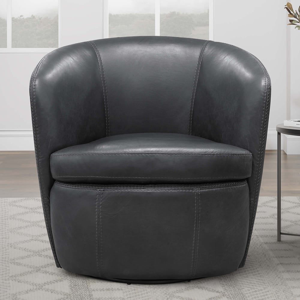 Parker House - Barolo - Vintage Slate Swivel Club Chair - SBAR#912S-VGSL view 5