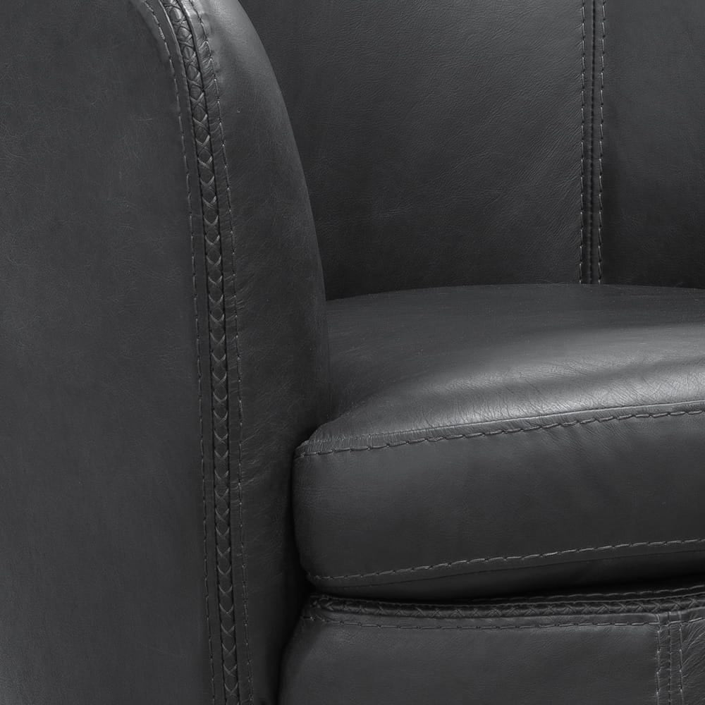 Parker House - Barolo - Vintage Slate Swivel Club Chair - SBAR#912S-VGSL view 6