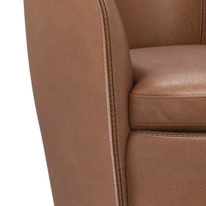 Parker House -  Barolo - Vintage Whiskey 100% Italian Leather Swivel Club Chair - SBAR#912S-VGWK view 6