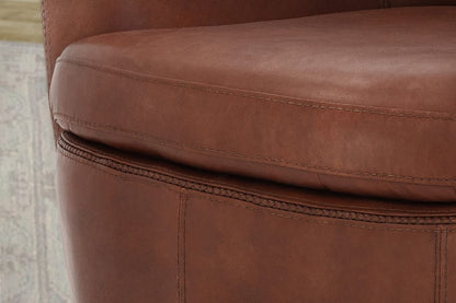 Parker House -  Barolo - Vintage Whiskey 100% Italian Leather Swivel Club Chair - SBAR#912S-VGWK view 8