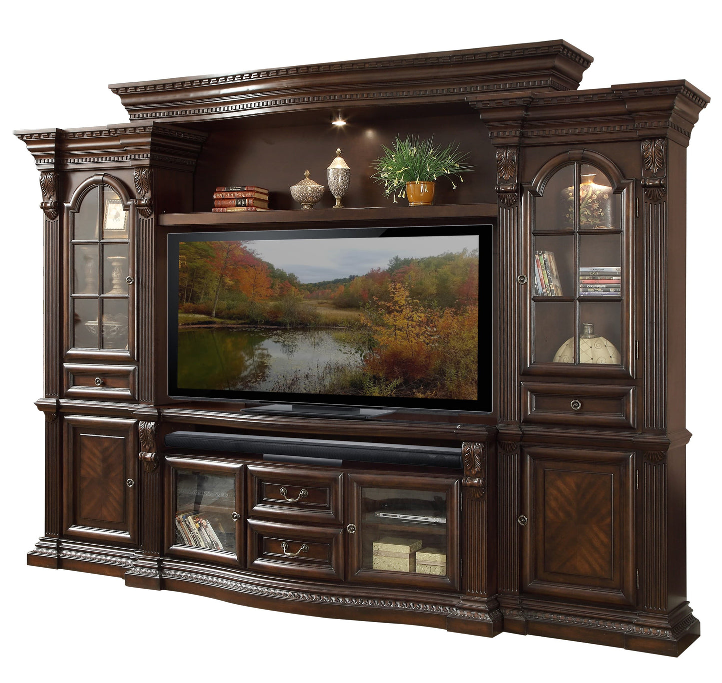 Parker House - Bella 4PC Estate Wall Unit in Vintage Sienna - BEL#700-4 view 1