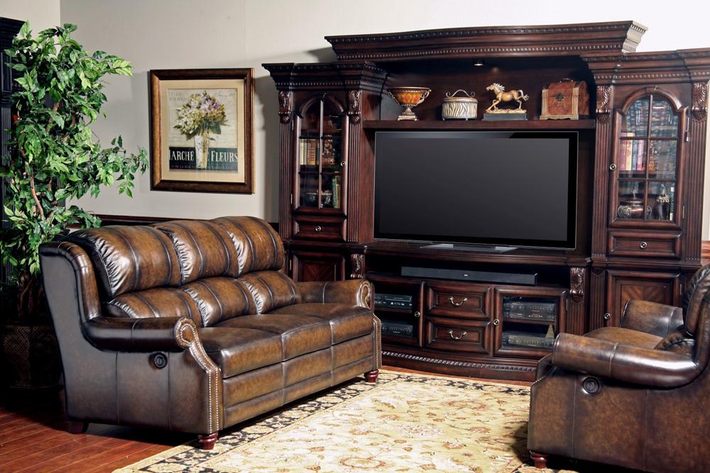 Parker House - Bella 4PC Estate Wall Unit in Vintage Sienna - BEL#700-4 veiw 2