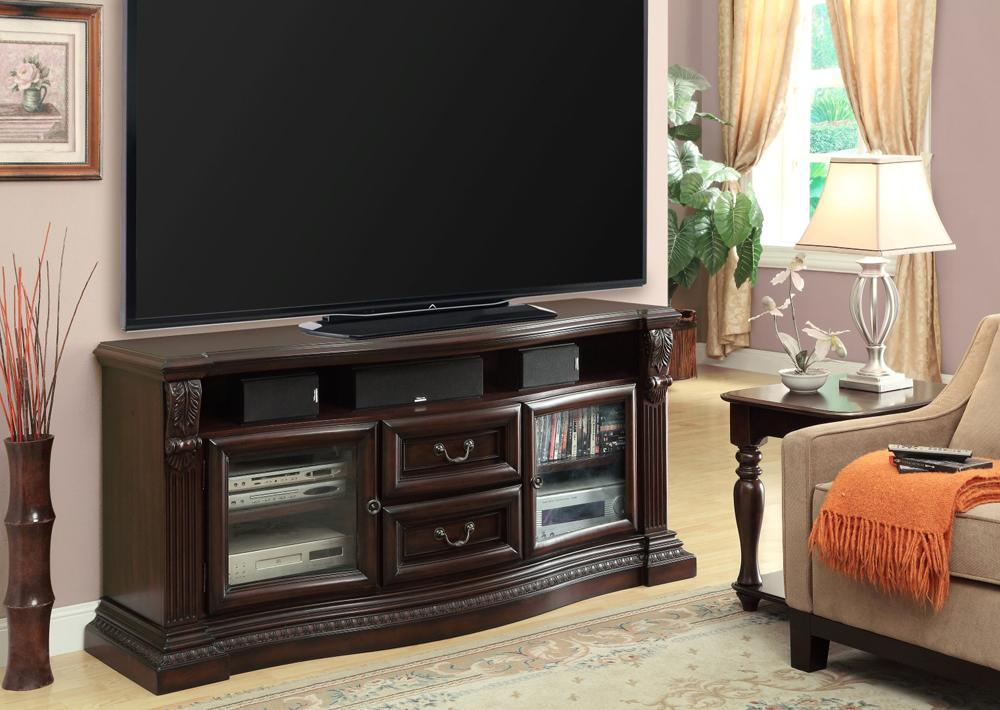 Parker House - Bella 67in TV Console With Power Center in Vintage Sienna - BEL#705 veiw 1