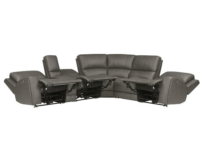 Parker House - Belmont - Autumn Fog 6 Piece Zero Gravity Power Reclining Sectional with Power Adjustable Headrests - Autumn Fog - MBEL-KIT-6A-P3Z-ATFG view 8