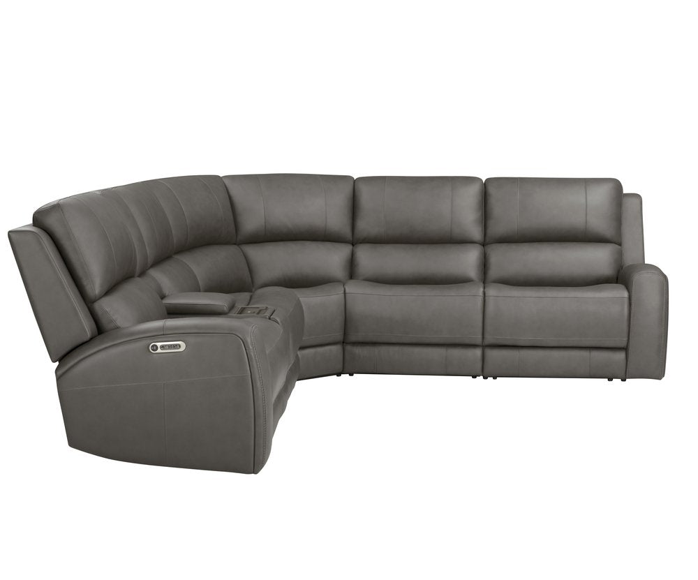 Parker House - Belmont - Autumn Fog 6 Piece Zero Gravity Power Reclining Sectional with Power Adjustable Headrests - Autumn Fog - MBEL-KIT-6A-P3Z-ATFG view 9