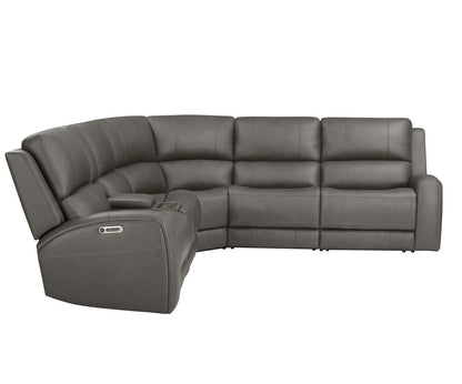 Parker House - Belmont - Autumn Fog 6 Piece Zero Gravity Power Reclining Sectional with Power Adjustable Headrests - Autumn Fog - MBEL-KIT-6A-P3Z-ATFG view 9