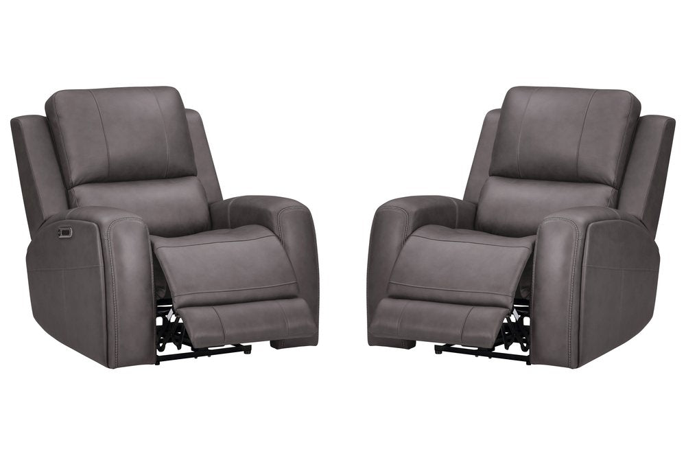 Parker House - Belmont - Autumn Fog Zero Gravity Power Recliner P3 (Set of 2) - Autumn Fog - MBEL-KIT-812P3Z-2-ATFG view 1