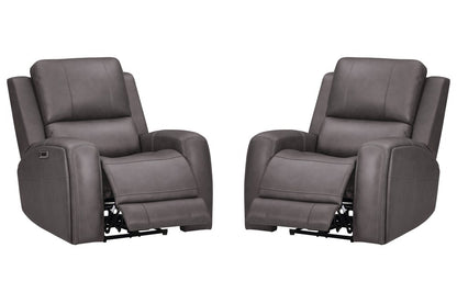 Parker House - Belmont - Autumn Fog Zero Gravity Power Recliner P3 (Set of 2) - Autumn Fog - MBEL-KIT-812P3Z-2-ATFG view 1