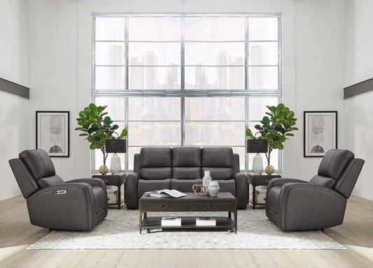 Parker House - Belmont - Autumn Fog Zero Gravity Power Reclining Sofa and 2 Recliners - Autumn Fog - MBEL-311P3Z-ATFG view 2