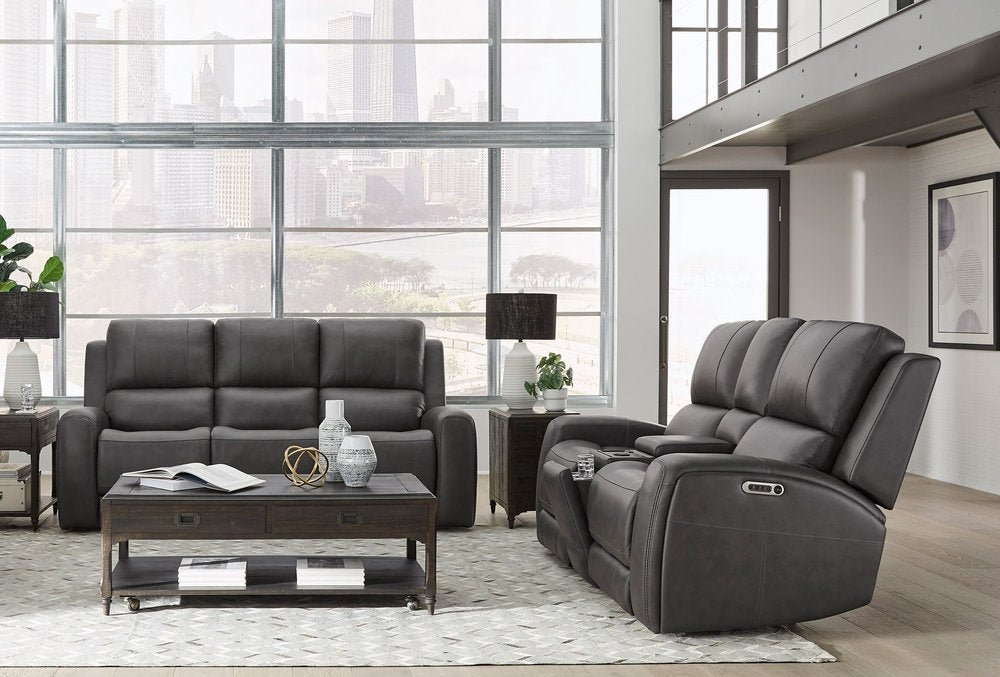 Parker House - Belmont - Autumn Fog Zero Gravity Power Reclining Sofa and Loveseat - Autumn Fog - MBEL-32P3Z-ATFG view 3