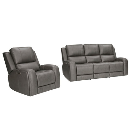 Parker House - Belmont - Autumn Fog Zero Gravity Power Reclining Sofa and Recliner - Autumn Fog - MBEL-31P3Z-ATFG view 1