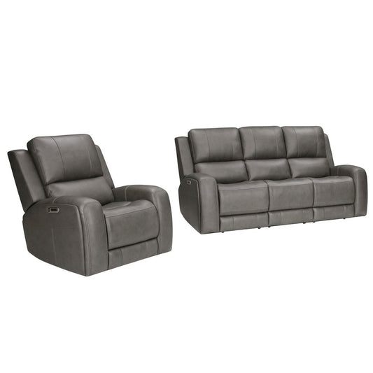 Parker House - Belmont - Autumn Fog Zero Gravity Power Reclining Sofa and Recliner - Autumn Fog - MBEL-31P3Z-ATFG view 1