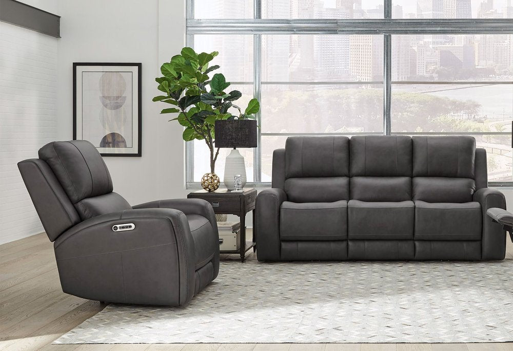 Parker House - Belmont - Autumn Fog Zero Gravity Power Reclining Sofa and Recliner - Autumn Fog - MBEL-31P3Z-ATFG view 3