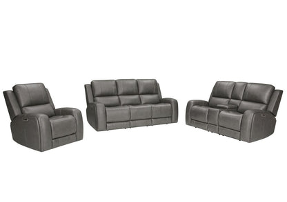 Parker House - Belmont - Autumn Fog Zero Gravity Power Reclining Sofa Loveseat and Recliner - Autumn Fog - MBEL-321P3Z-ATFG view 1