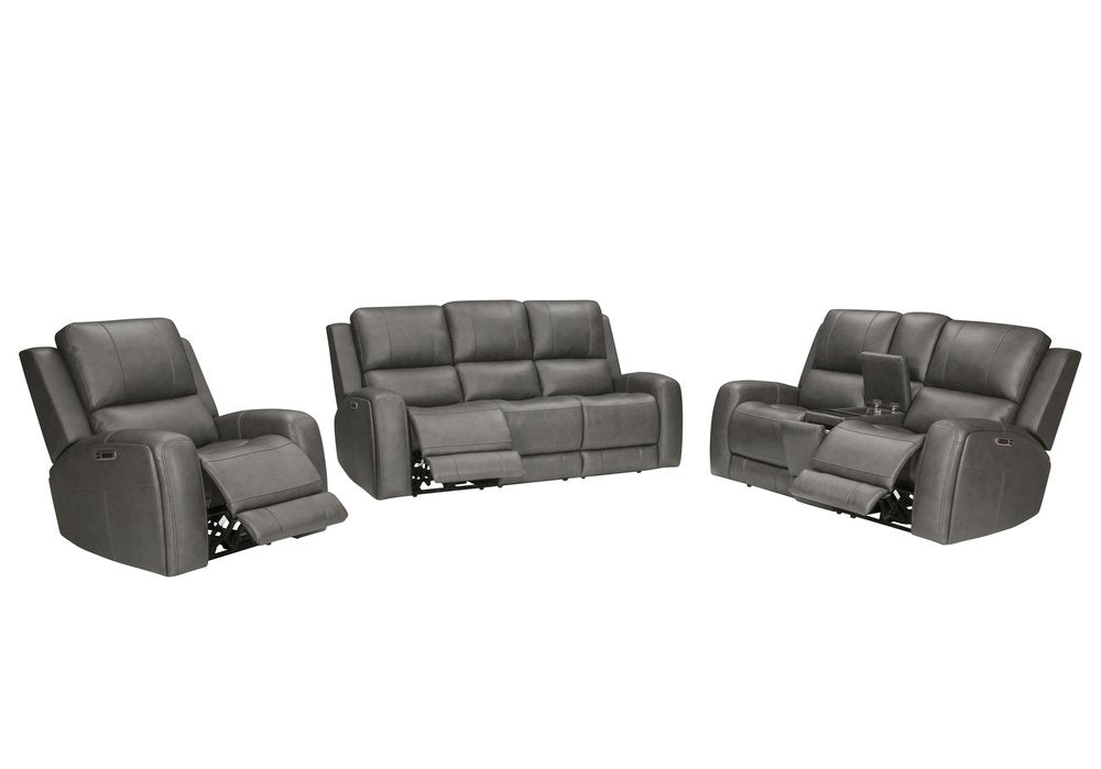 Parker House - Belmont - Autumn Fog Zero Gravity Power Reclining Sofa Loveseat and Recliner - Autumn Fog - MBEL-321P3Z-ATFG view 8