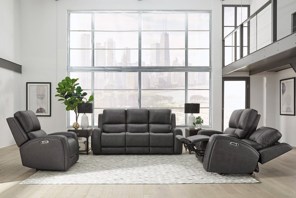 Parker House - Belmont - Autumn Fog Zero Gravity Power Reclining Sofa P3 - Autumn Fog - MBEL-832P3Z-ATFG view 4