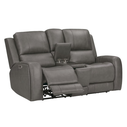 Parker House - Belmont - Autumn Fog Zero Gravity Power Reclining Tilt Console Loveseat P3 - Autumn Fog - MBEL-822CP3ZT-ATFG view 2