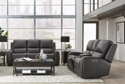 Parker House - Belmont - Autumn Fog Zero Gravity Power Reclining Tilt Console Loveseat P3 - Autumn Fog - MBEL-822CP3ZT-ATFG view 7