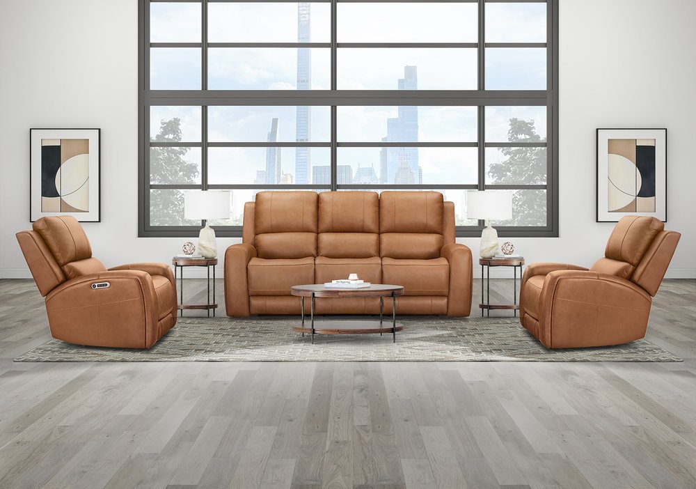 Parker House - Belmont - Lyric Caramel Zero Gravity Power Recliner P3 (Set of 2) - Lyric Caramel - MBEL-KIT-812P3Z-2-LYCM view 5