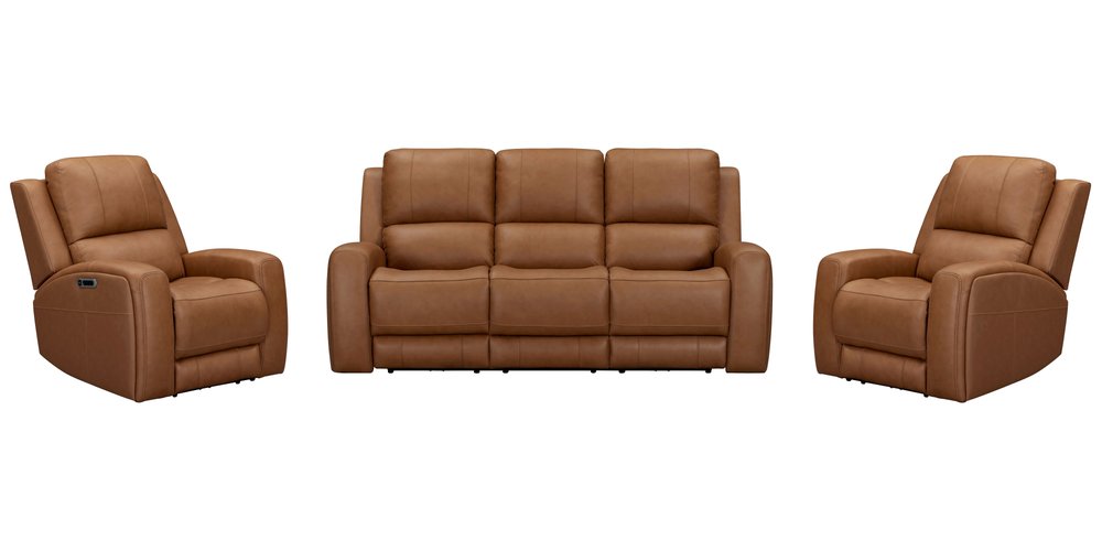 Parker House - Belmont - Lyric Caramel Zero Gravity Power Reclining Sofa and 2 Recliners - Lyric Caramel - MBEL-311P3Z-LYCM view 1