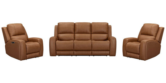 Parker House - Belmont - Lyric Caramel Zero Gravity Power Reclining Sofa and 2 Recliners - Lyric Caramel - MBEL-311P3Z-LYCM view 1