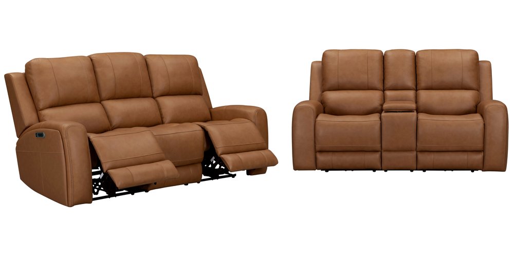 Parker House - Belmont - Lyric Caramel Zero Gravity Power Reclining Sofa and Loveseat - Lyric Caramel - MBEL-32P3Z-LYCM view 1