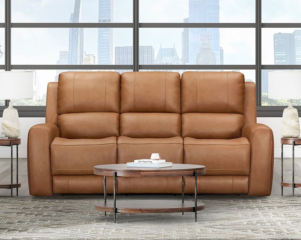 Parker House - Belmont - Lyric Caramel Zero Gravity Power Reclining Sofa and Loveseat - Lyric Caramel - MBEL-32P3Z-LYCM view 6