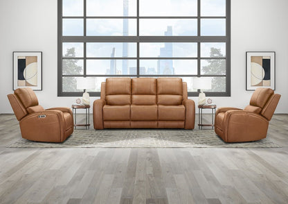 Parker House - Belmont - Lyric Caramel Zero Gravity Power Reclining Sofa P3 - Lyric Caramel - MBEL-832P3Z-LYCM view 6
