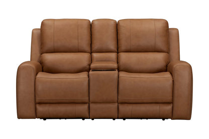 Parker House - Belmont - Lyric Caramel Zero Gravity Power Reclining Tilt Console Loveseat P3 - Lyric Caramel - MBEL-822CP3ZT-LYCM view 11