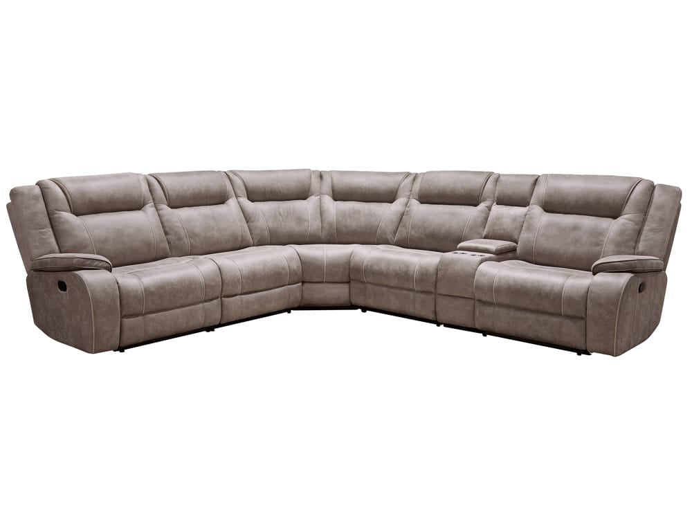 Parker House - Blake - Desert Taupe 6 Piece Modular Reclining Sectional and Entertainment Console - MBLA-PACKA-DTAU view 1