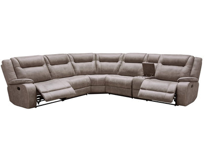 Parker House - Blake - Desert Taupe 6 Piece Modular Reclining Sectional and Entertainment Console - MBLA-PACKA-DTAU view 2