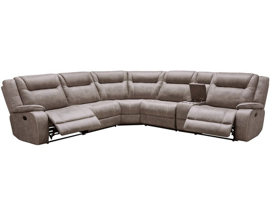 Parker House - Blake - Desert Taupe 6 Piece Modular Reclining Sectional and Entertainment Console - MBLA-PACKA-DTAU view 2