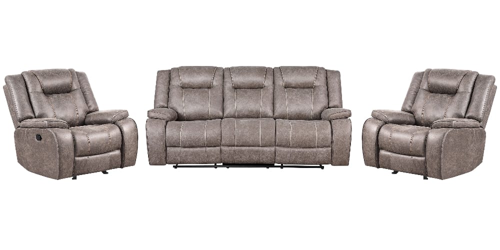 Parker House - Blake - Desert Taupe Manual Glider Reclining Sofa and Two Recliners - MBLA-311-DTAU view 1