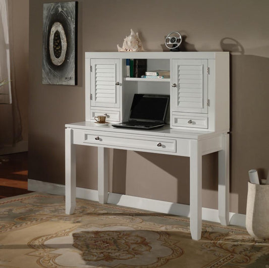 Parker House - Boca 2PC 47in Writing Desk With Hutch Set in Cottage White veiw 1