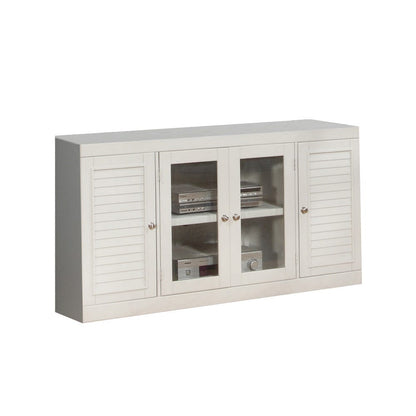 Parker House -  Boca 7 Piece Entertainment Wall with Corner Bookcases - BOC-7PC-ENT-RNDWALL view 