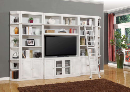 Parker House -  Boca 7 Piece Entertainment Wall with Corner Bookcases - BOC-7PC-ENT-RNDWALL veiw 4