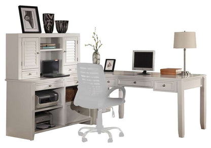 Parker House -  Boca L Shape Desk with Credenza and Hutch - BOC-4PC-LDESK-CDZ-HTCH view 1